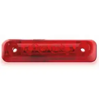 Jokon LED-baklys rød, kabel 250 mm 65x16x15 mm