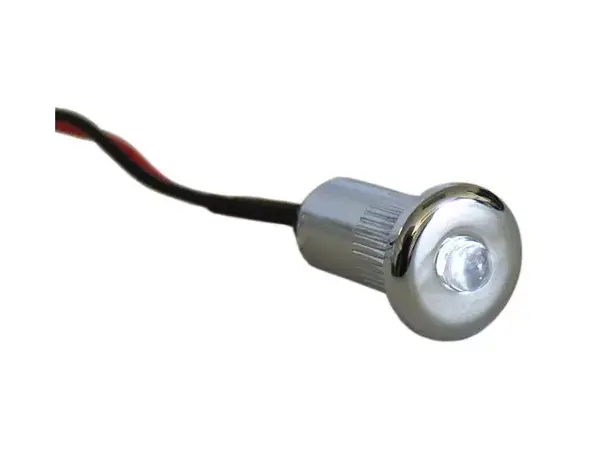 Led -spot mini Ø15 mm, 0,2W, hvit | Caravan.no
