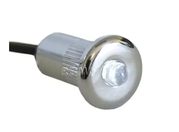 Led -spot mini Ø15 mm, 0,2W, hvit | Caravan.no