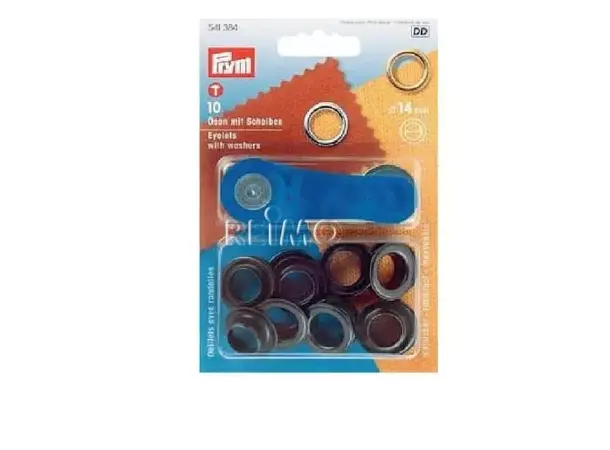 Maljer og skiver Ø14 mm 10 stk 