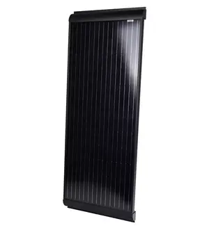 Mc Camping Solcellepakke MC-100W svart Inkl. brakett, 6m kabel, takgjennomførin