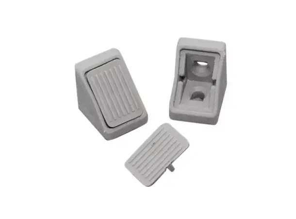 Mini møbelforbinder 10 stk lys grå | Caravan.no