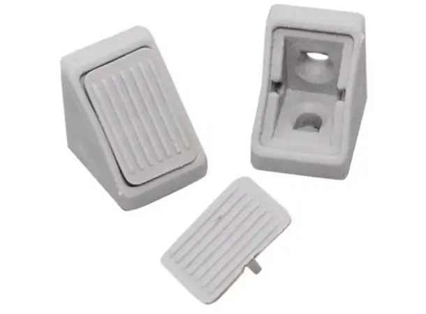 Mini møbelforbinder 10 stk lys grå | Caravan.no