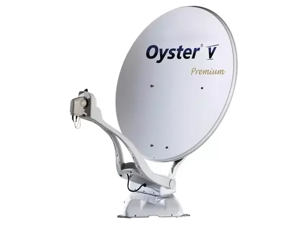 OysterV 85 Twin Skew Premium Base satellittsystem med kontrollenhet via TV 