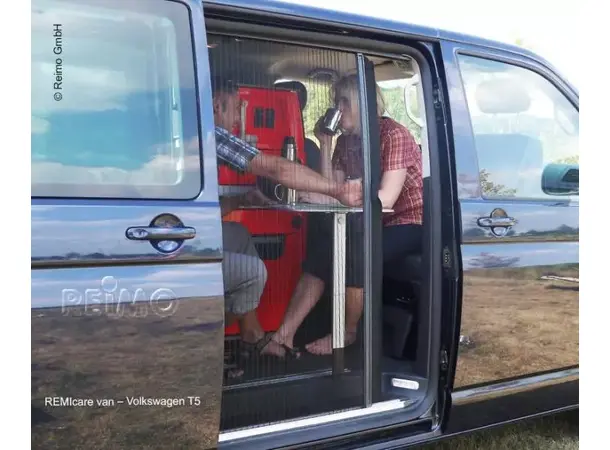 REMIcareVAN myggdør u/skinne for bord | Caravan.no