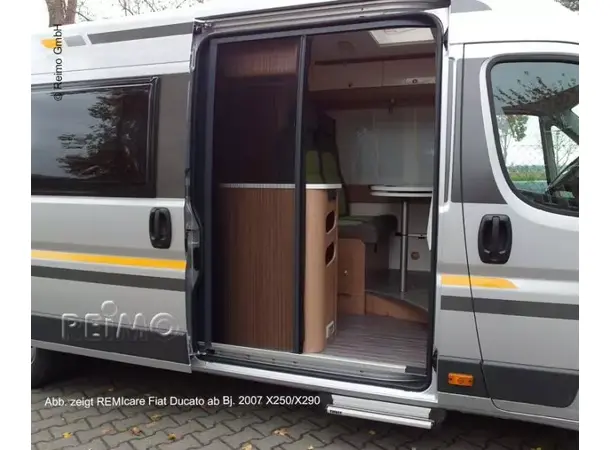 REMIcareVAN myggdør u/skinne for bord | Caravan.no