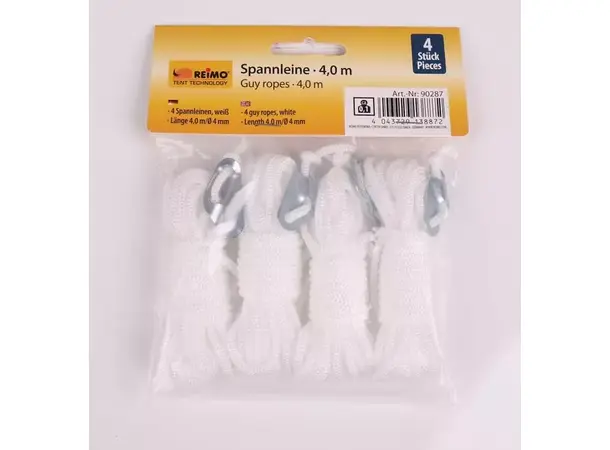 Reimo teltbardun med trehullsklemmer – 4 stk | Caravan.no