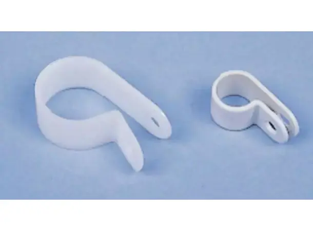 Rørklemme plast 25 mm, 5 stk 