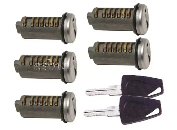 STS 5 låsesylindere inkl. 2 nøkler 