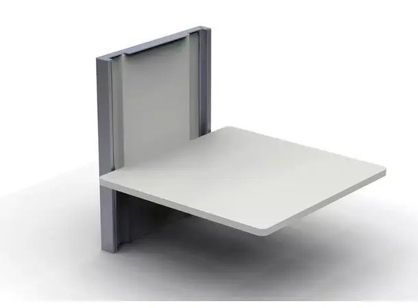 Sammenleggbart vegghengt bord til Van 60x46 cm 