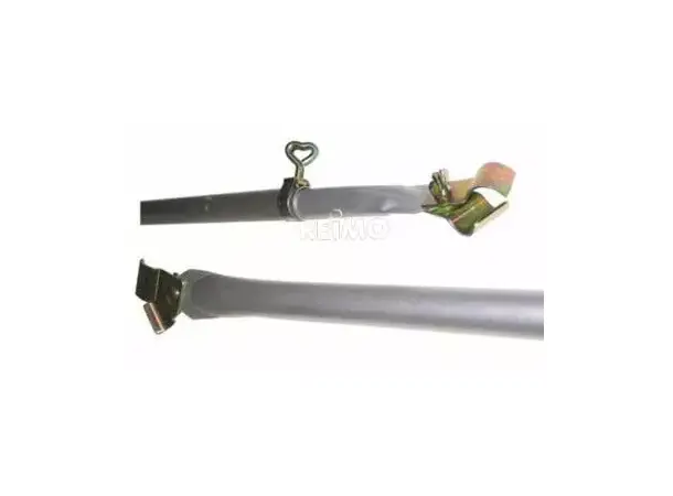 Takstøttestang Ø25/22 mm i aluminium 170-250 cm 