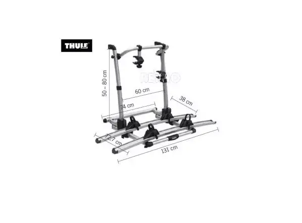Thule Excellent Short for 2 sykler Kort versjon 