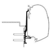 Thule adapterskinne til Knaus Tourer CUV 300 cm