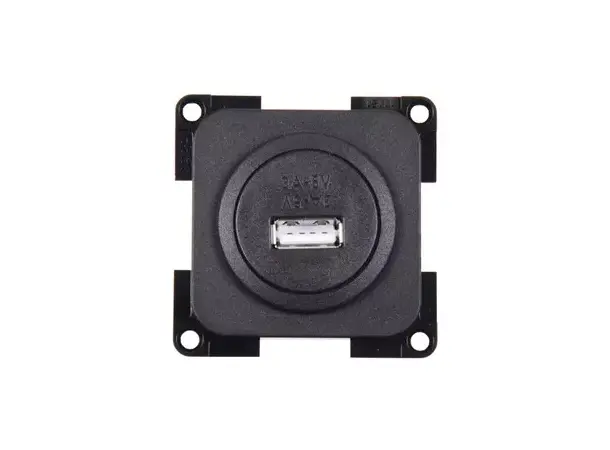 USB-stikkontakt 5 V 1-delt skifergrå | Caravan.no