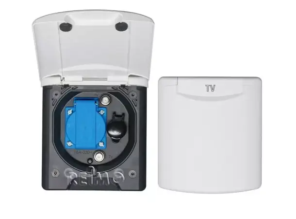 Universal fortelt S-kontakt 230V hvit | Caravan.no