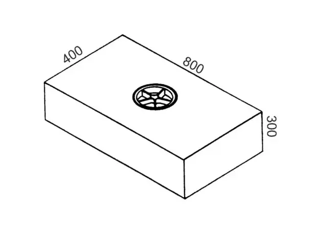 Universal vanntank 90 l 90s svart – 80x40x30 cm | Caravan.no