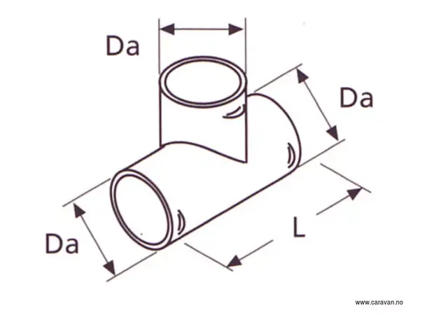 Webasto T-stykke 60 mm | Caravan.no