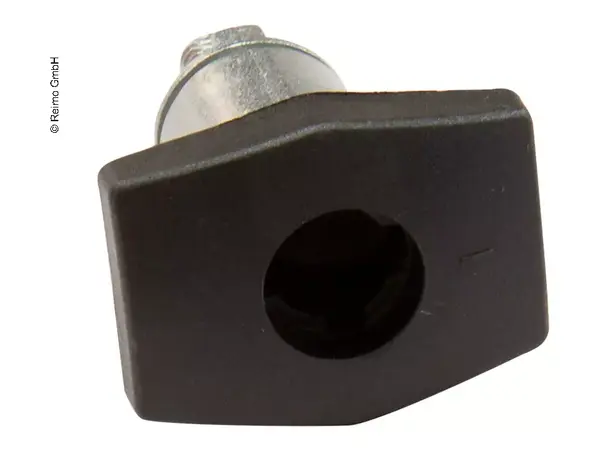 Zadi servicelukelås firkantet svart uten låsehake, sylinder og nøkkel 