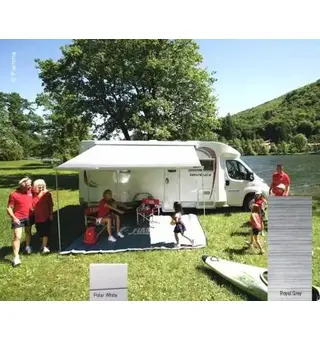 Fiamma veggmarkise F45S 450 cm Hvit / Royal Grey