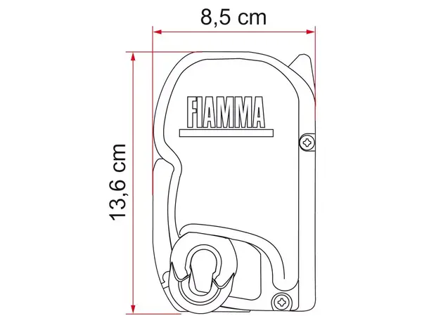 Fiamma veggmarkise F45S 450 cm | Caravan.no