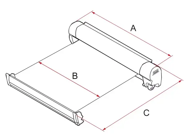 Fiamma veggmarkise F45S 450 cm | Caravan.no