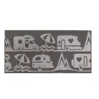 Gulvteppe Arisol Master Camp brun/beige 50x150 cm
