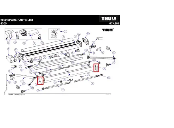 LH+RH endcap leadrail 6300 anthr. 1500603335 