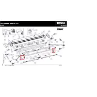 LH+RH endcap leadrail 6300 anthr. 1500603335