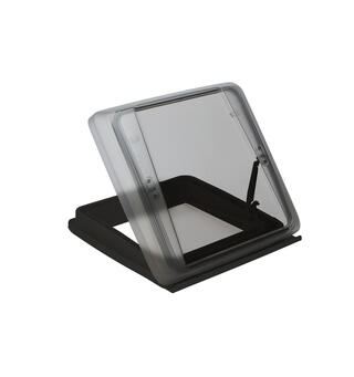 MPK Vision Star M takluke 40 x 40 cm Røykglass, sort innerramme