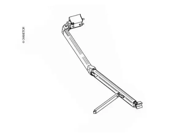 R.H. spring arm compl. 8000 from 4m | Caravan.no