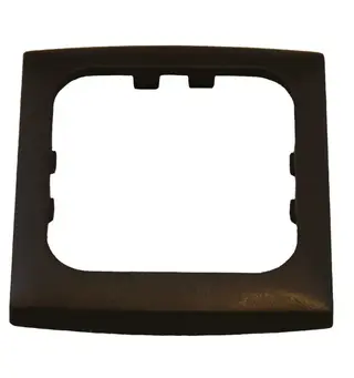 Ramme til 1 bryter C-Line 60x60mm sølv