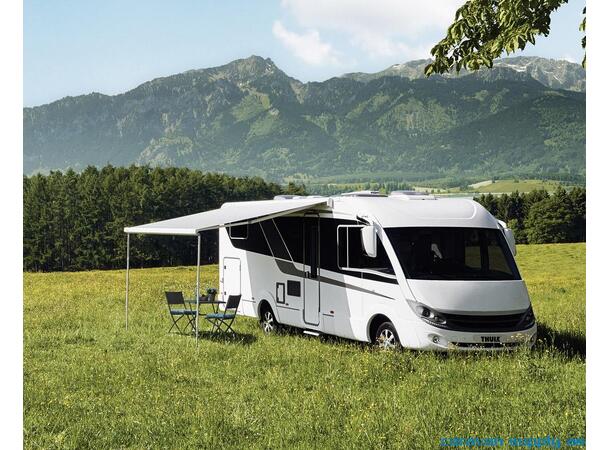 Thule veggmarkise 5200 260 cm Mystic grey / Hvit 