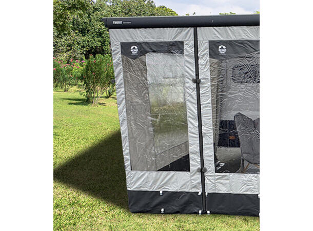 Blocker markisefront 100cm med vindu 