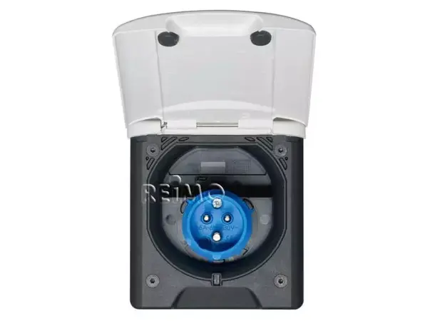 CEE-inngang med magnetlås hvit | Caravan.no