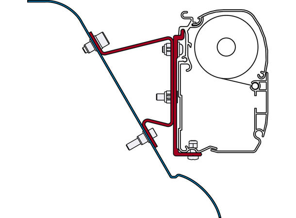 M.Adap.Sprint/Craft/Westf for H3-Westfalia/Crafter 