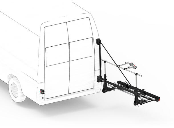 Sawiko TRIGO VAN sykkelstativ for 2 sykler / elsykler, maks 80 kg 