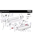 Conn lead rail 5200 - 2pc 1500603091 E8022