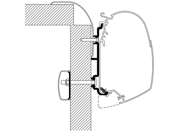 Feste Omnistor 5/8-serie Frankia 550cm 