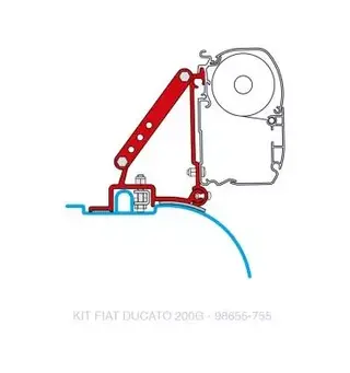 Fiamma adapter til Ducato fra 06 98655-755