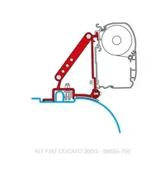 Fiamma adapter til Ducato fra 06 98655-755