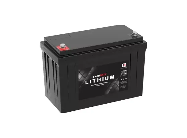 Litiumbatteri SkanBatt 12V 100AH BMS BT 