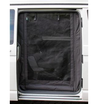 Myggnett Premium for VW T5 / T6 - Skyved For skyvedørsåpning med gummileppe