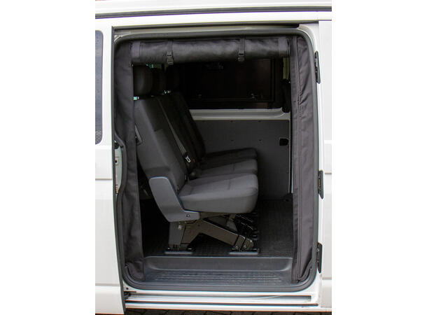 Myggnett Premium for VW T5 / T6 - Skyved For skyvedørsåpning med gummileppe 