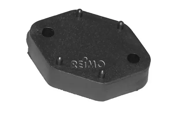 Distanseplate til bordben 10 mm – sort | Caravan.no