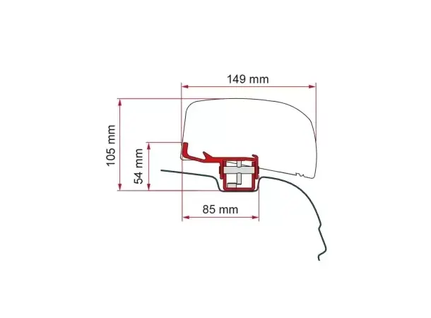 Feste F40 Van Kit VWT5/T6 - Deep Black 98655Z152 440530 