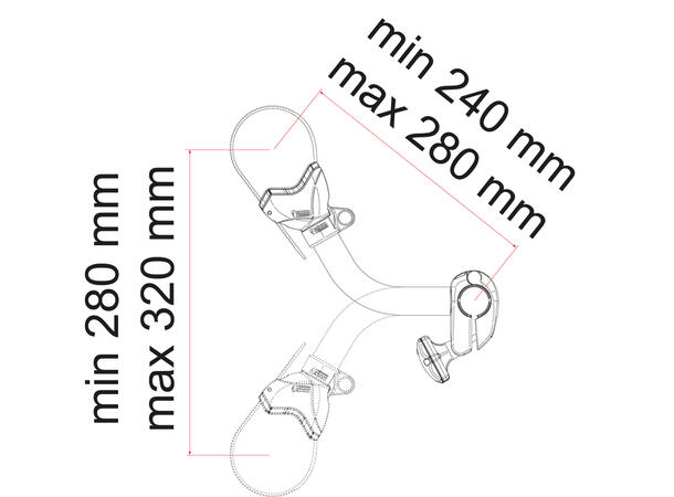 Fiamma Bike-Block Pro S2 Dyp Svart Et enkelt og effektivt system for å fest 