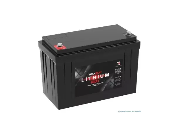 Litiumbatteri SkanBatt 12V BMS BT Heat 100AH 