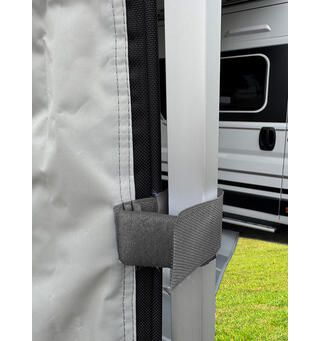 Sidevegg markise med vindu og gardin Høyre (front av kjøretøy) høyde 250-280