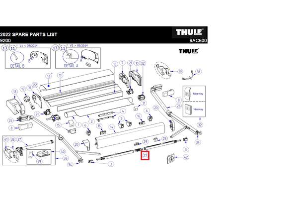 Support arm V2 large 1500601312 
