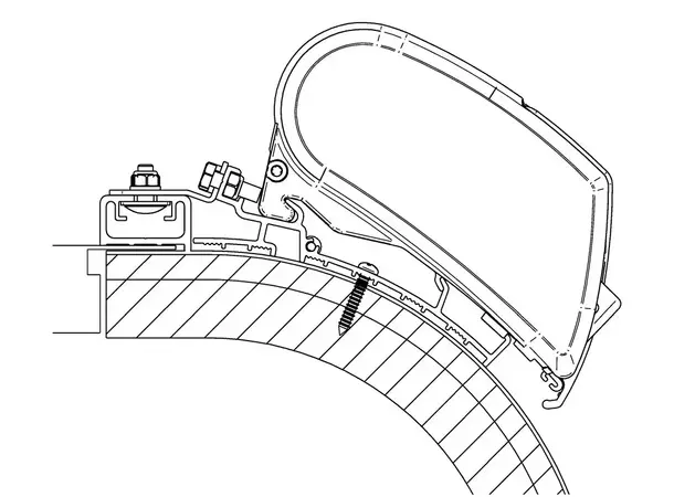 Thule adapter til 6/9-serie 600 cm Rapido Distinction 